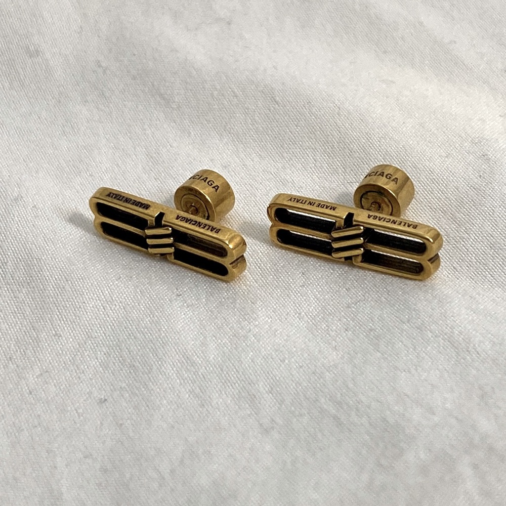 Balenciaga BB icon earrings